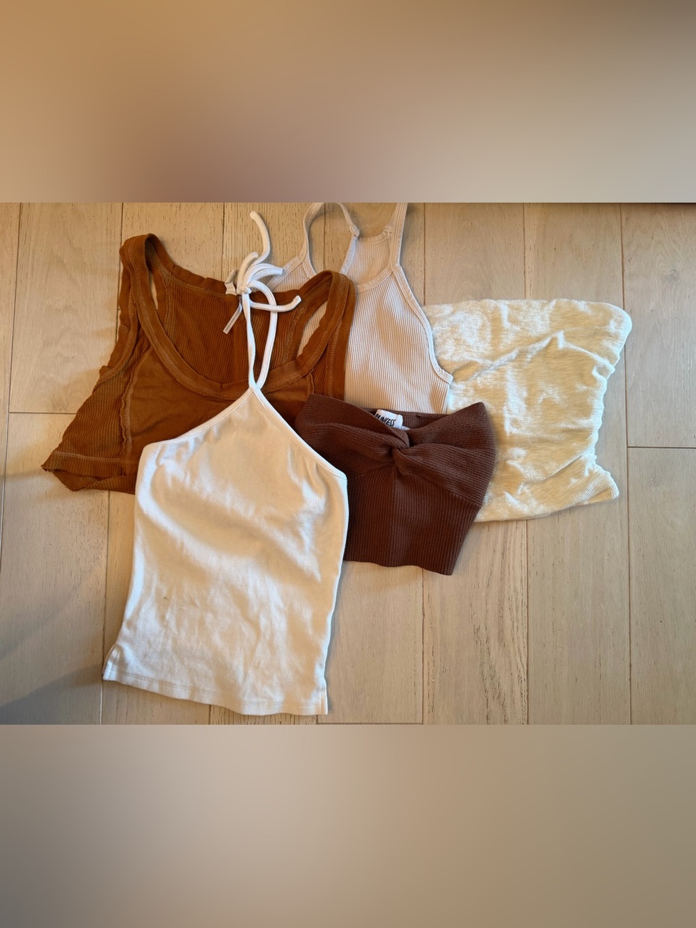 Cream & Brown Set